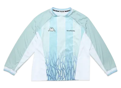 Acne Studios x Kappa Logo T-Shirt "Grey/Light Blue"