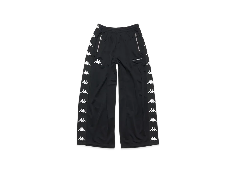 Acne Studios x Kappa Relaxed Fit Trousers "Black"
