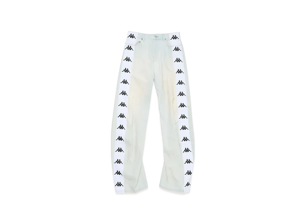 Acne Studios x Kappa Loose Fit Jeans "White"