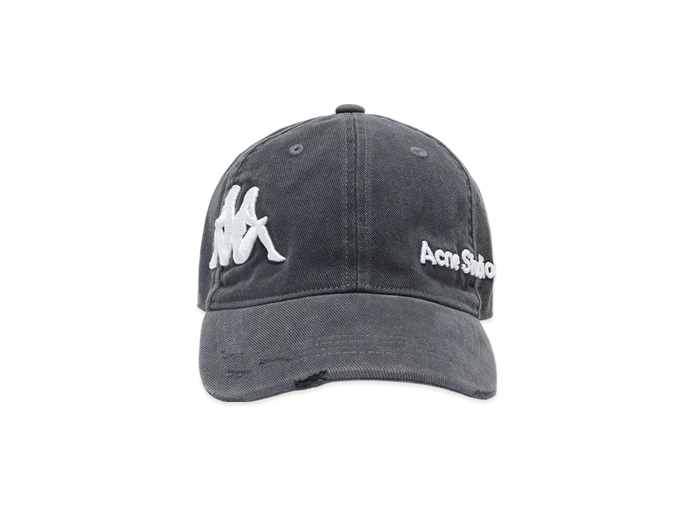 Acne Studios x Kappa Twill Logo Cap "Black"