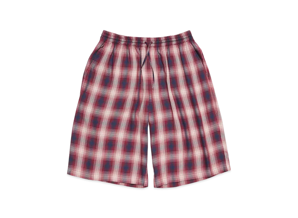 Acne Studios Check Shorts "Red/Blue"