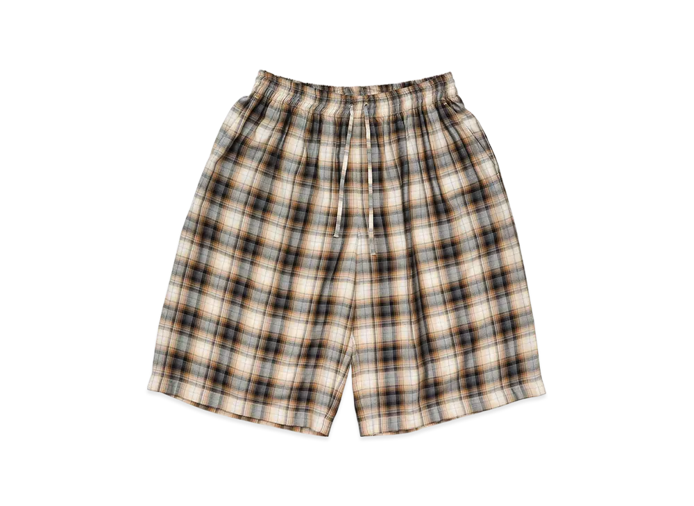 Acne Studios Check Shorts "Beige/Black"