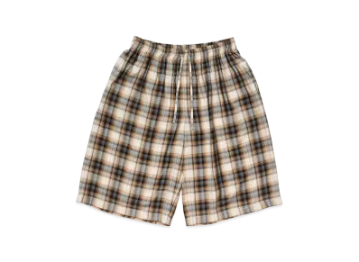 Acne Studios Check Shorts "Beige/Black"