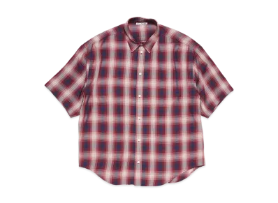 Acne Studios Button Up Shirt "Red/Blue"