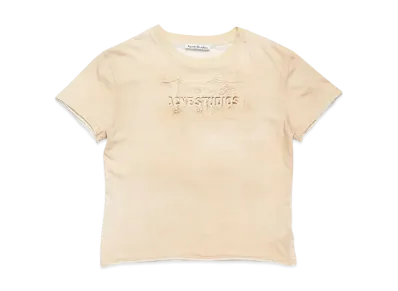 Acne Studios Print T-Shirt "Sand Beige"
