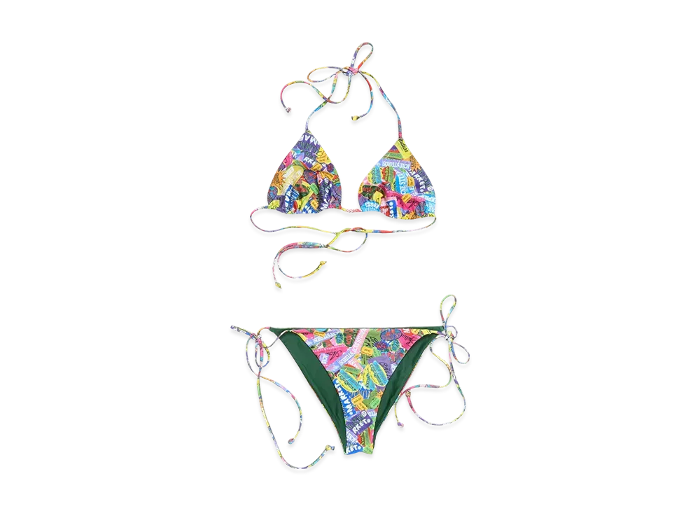 Acne Studios Two Piece Swimwear "Pink Multicolor"