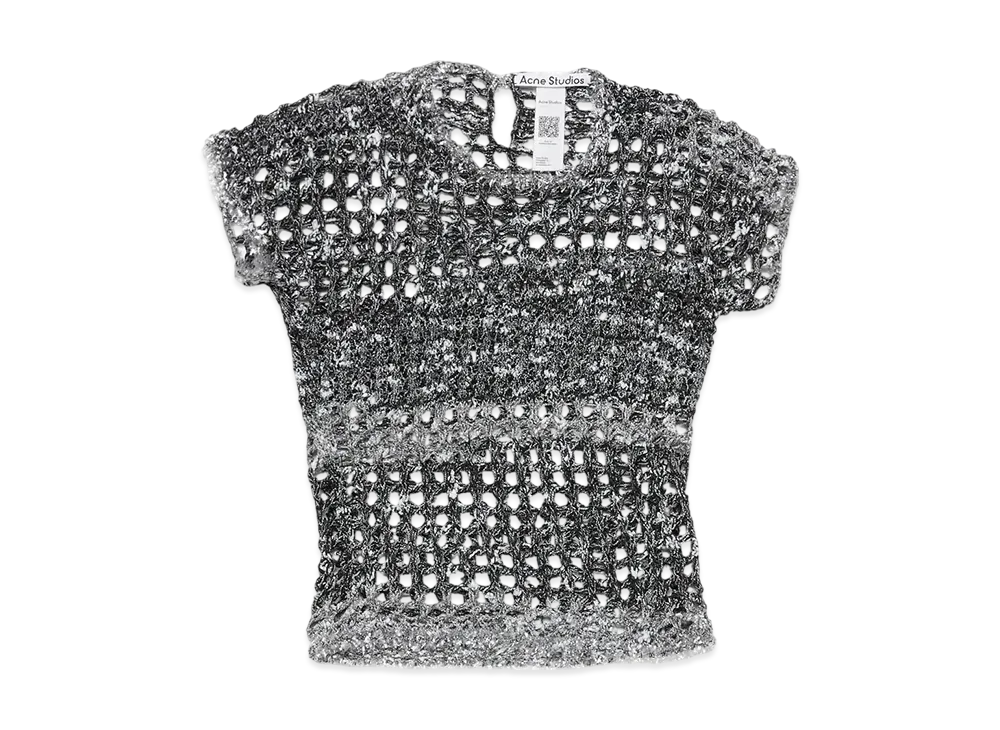 Acne Studios Crochet T-Shirt "Black"