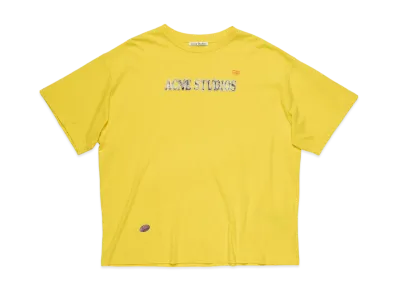 Acne Studios Logo T-Shirt "Bright Yellow"