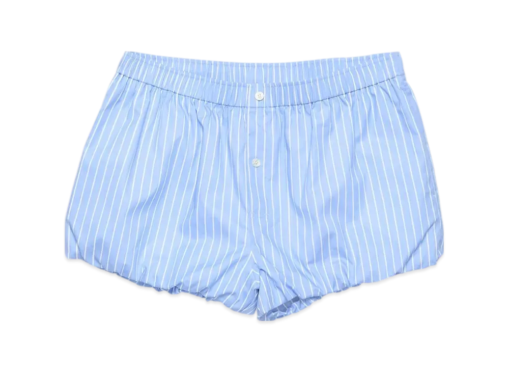 Acne Studios Striped Shorts "White/Blue"