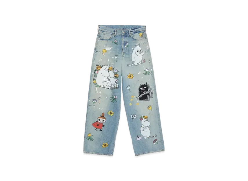 Acne Studios x Moomin Baggy Fit Jeans 1981M Acne Studios x Moomin Baggy Fit Jeans 1981M