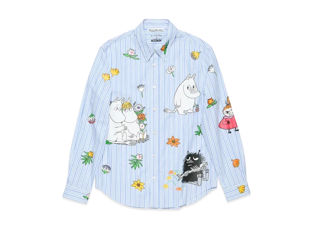 Acne Studios x Moomin Shirt "White/Blue"