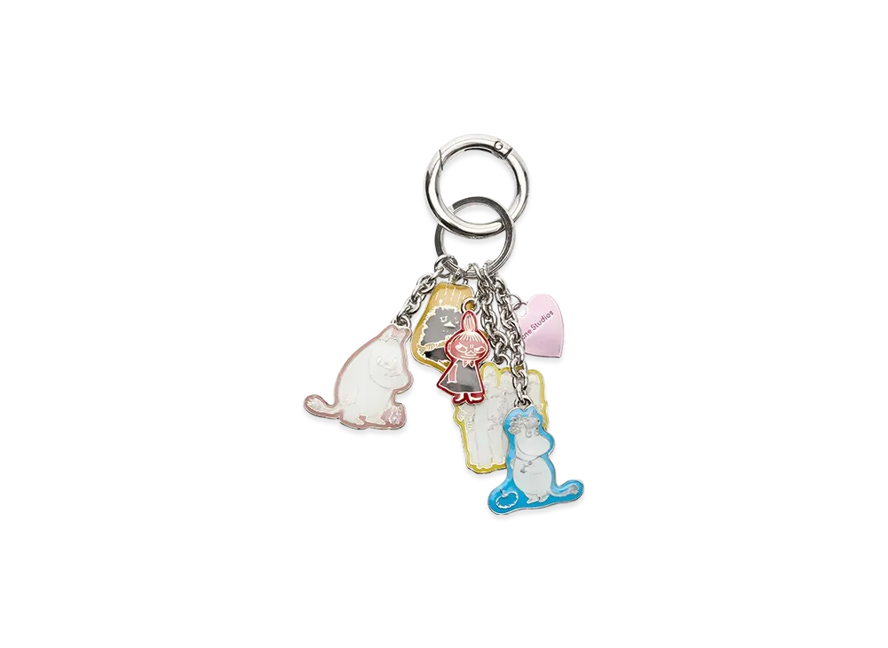 Acne Studios x Moomin Charm Key Chain "Silver/Multicolor"