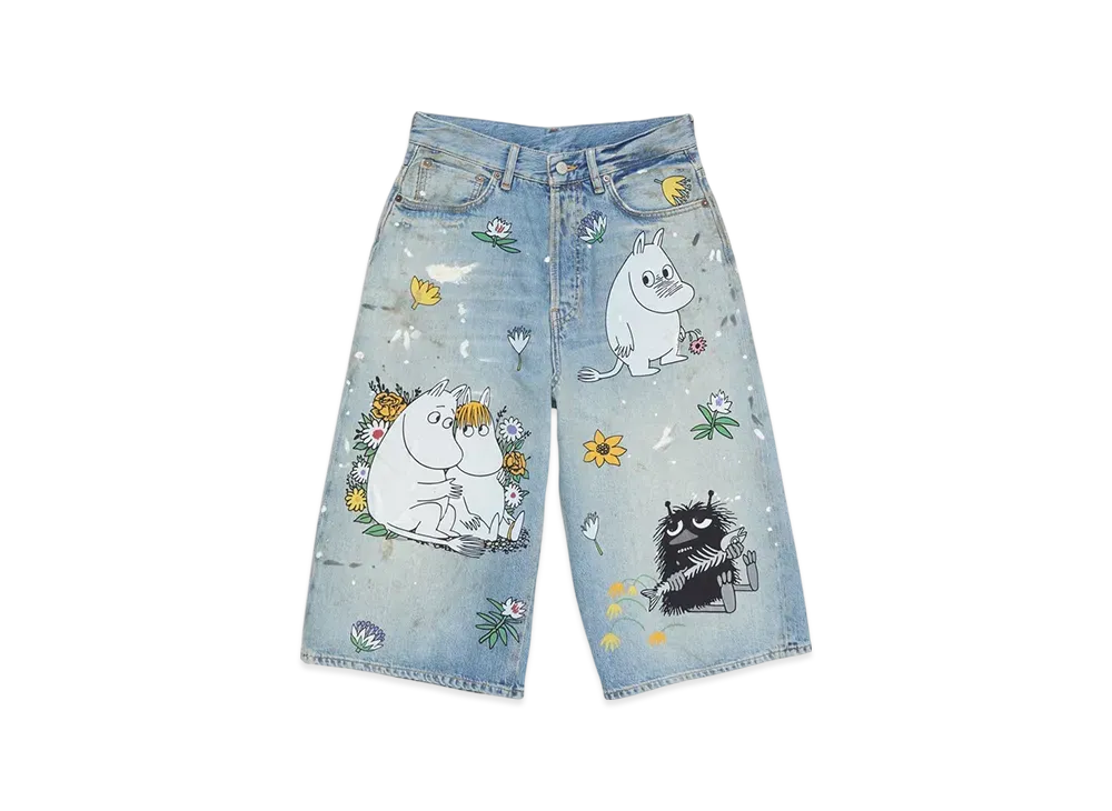 Acne Studios × ムーミン レディース ワイドレッグ デニムパンツ 5/30発売｜Acne Studios × MOOMIN collection 第2弾｜抽選/販売