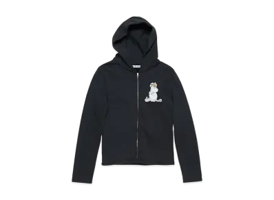 Acne Studios x Moomin Hooded Zipper Sweatshirt "Black"