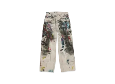 Acne Studios 1981 Baggy Fit Jeans "White/Multi"
