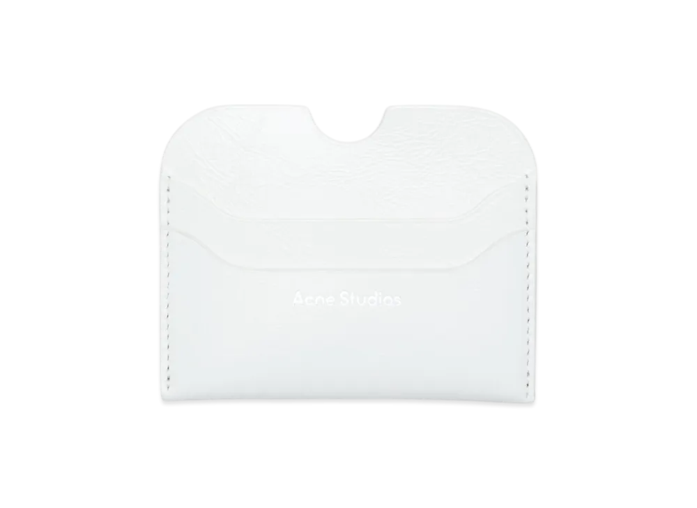 Acne Studios Leather Card Holder "Cream White"