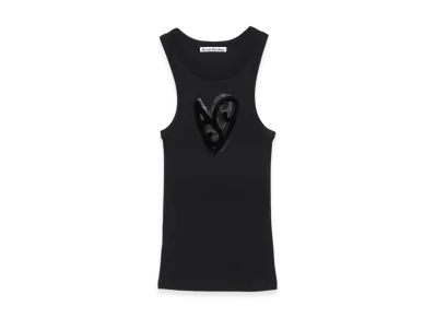 Acne Studios Logo Tank Top "Black"