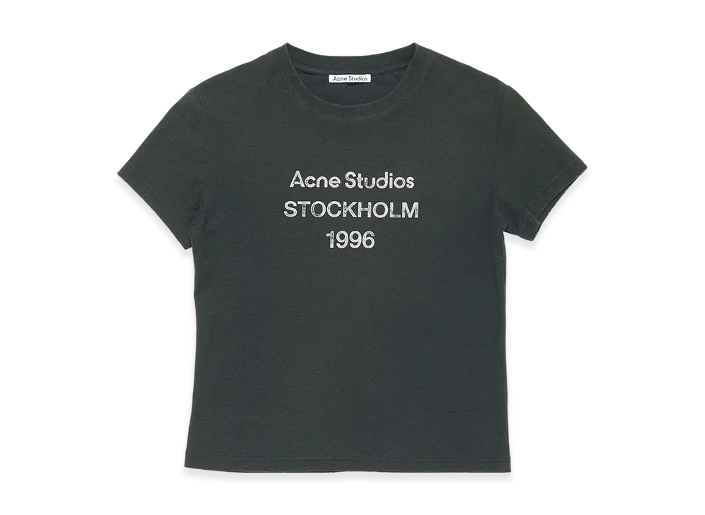Acne Studios Logo T-Shirt "Faded Black"