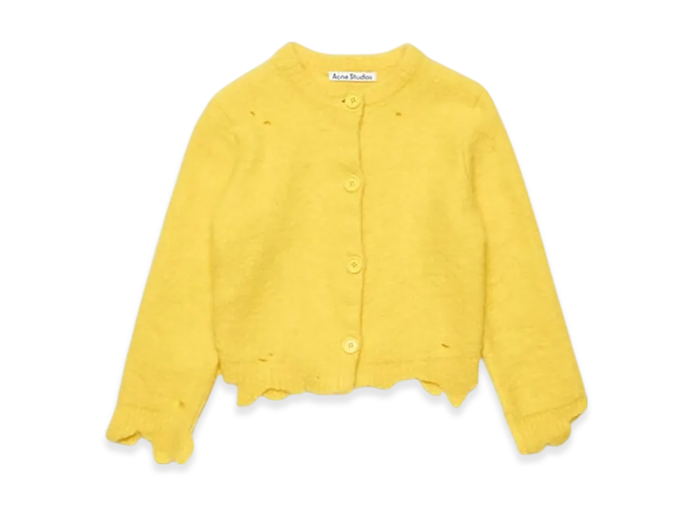Acne Studios Button-up cardigan "Yellow"