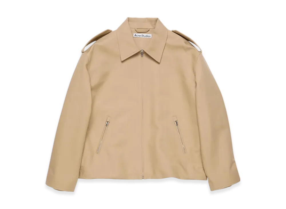 Acne Studios Cotton satin jacket "Beige"