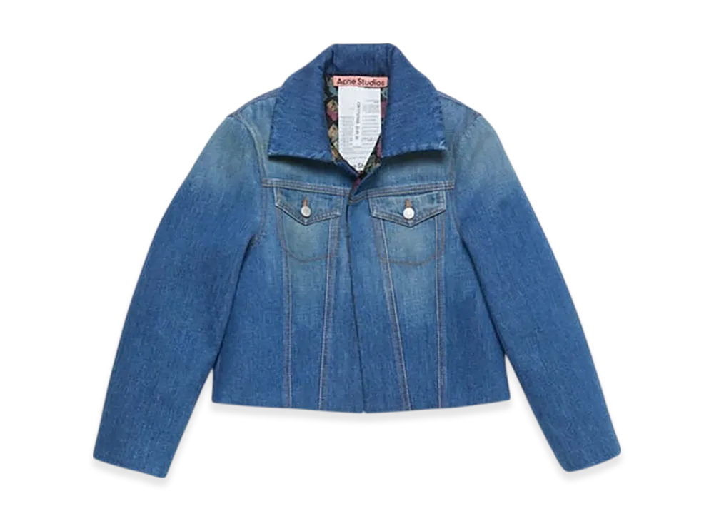 Acne Studios Bonded denim jacket "Mid Blue"