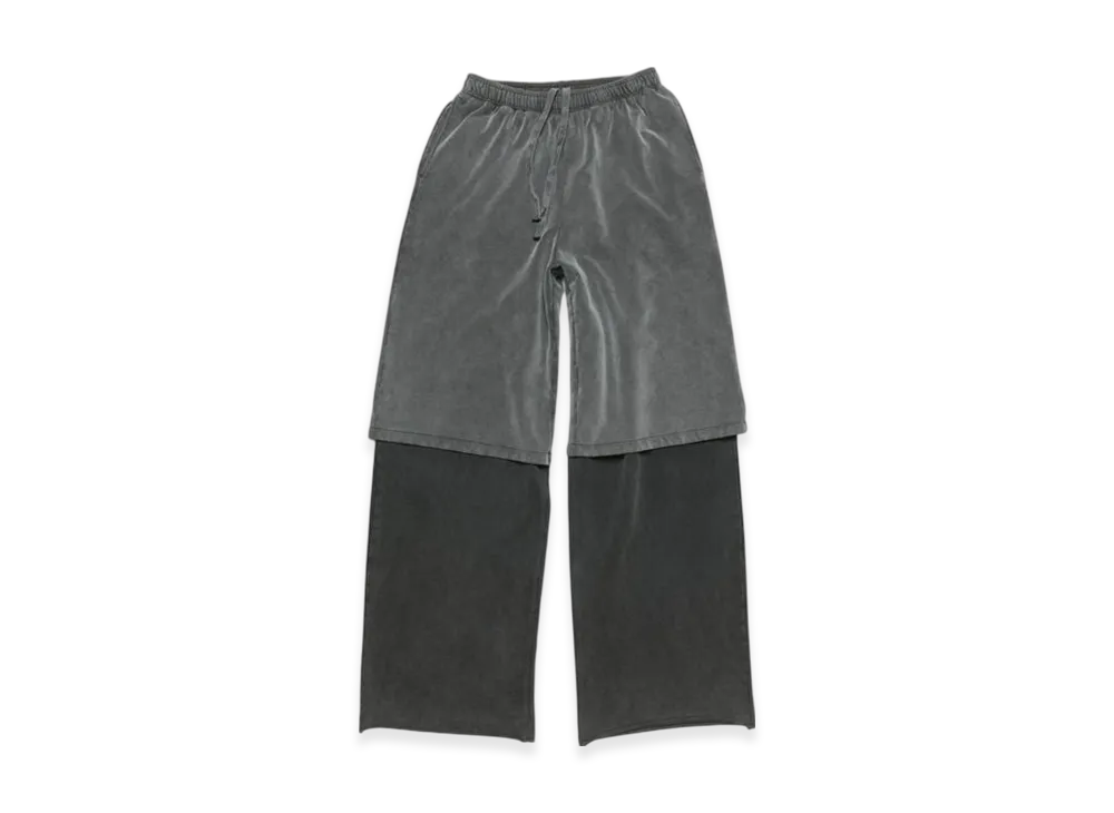 Acne Studios Layered trousers "Anthracite/Black"