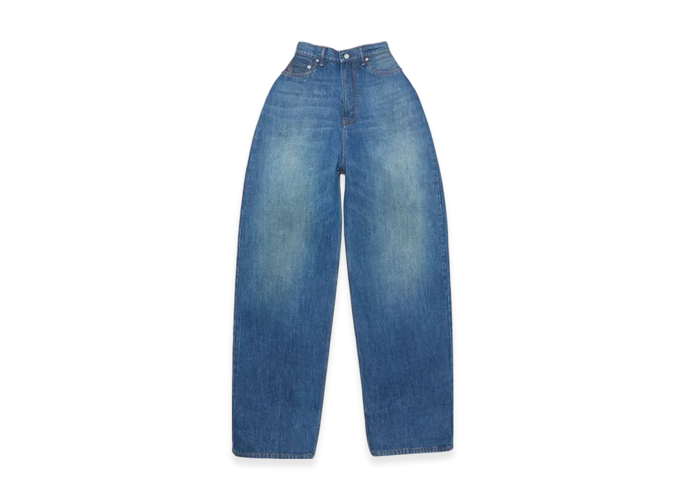 Acne Studios Denim bonded trousers "Mid blue"