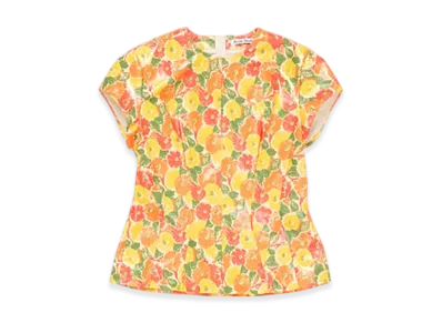 Acne Studios Leather T-shirt "Orange Multi"