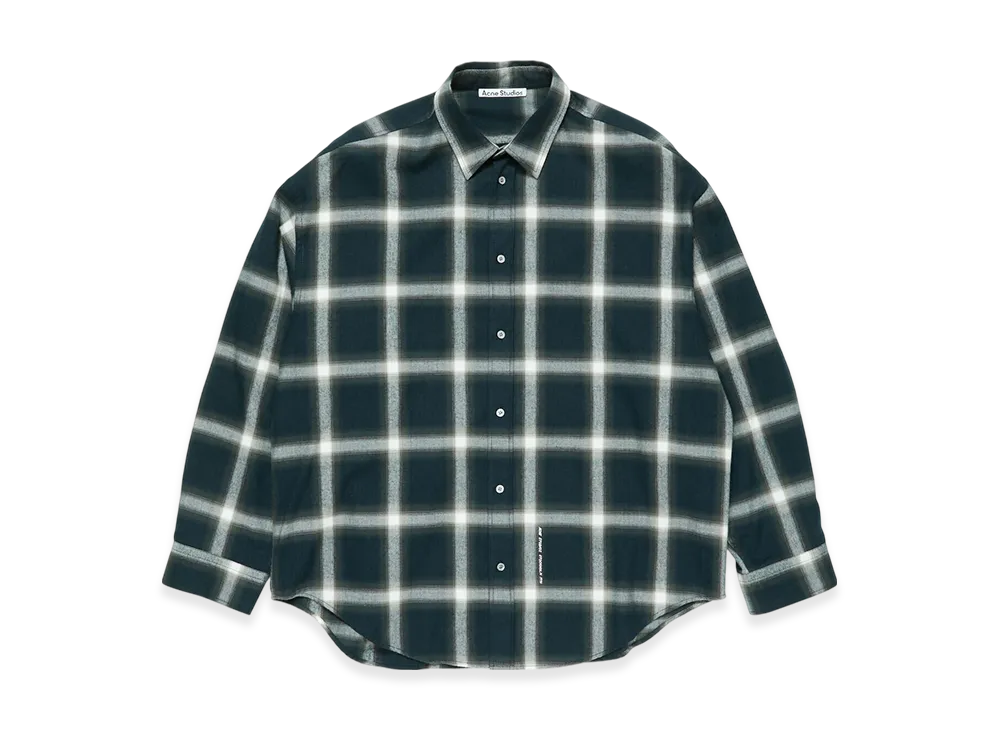 Acne Studios Button-up shirt "Navy Multi"