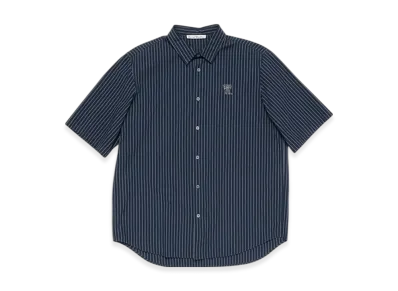Acne Studios Striped button-up shirt "Navy/White"