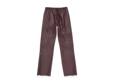 Acne Studios Leather trousers "Burgundy"