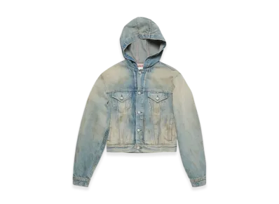 Acne Studios Denim Jacket With Hood "Mid Blue"