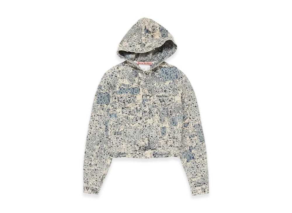 Acne Studios Hooded Denim Jacket "Mid Blue"