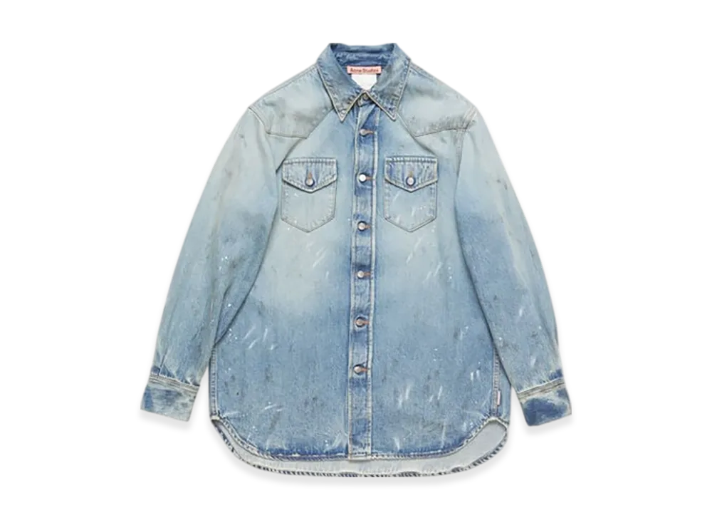 Acne Studios Denim Shirt - Relaxed Fit "Light Blue"