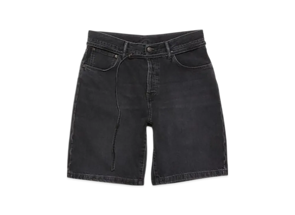 Acne Studios Loose Fit Denim Shorts "Black"
