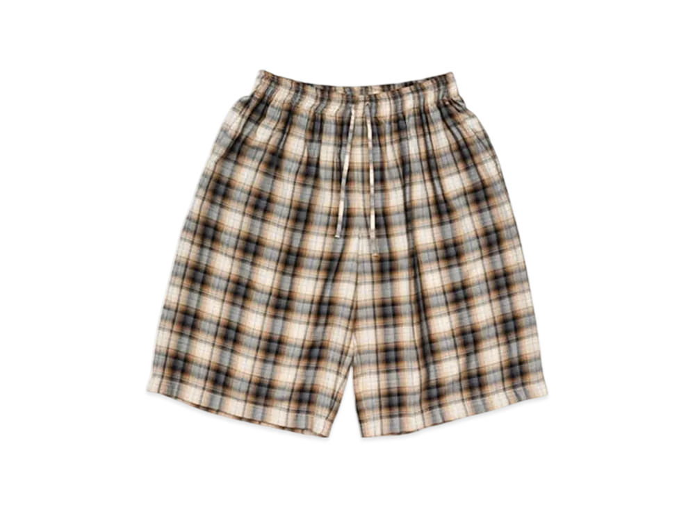 Acne Studios Check Shorts "Beige/Black"