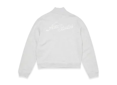 Acne Studios Zip-Up Sweatshirt "Pale Grey Melange"