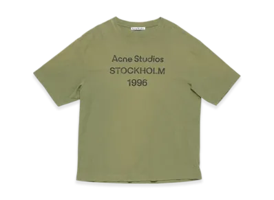 Acne Studios Logo T-Shirt - Relaxed Fit "Olive Green"