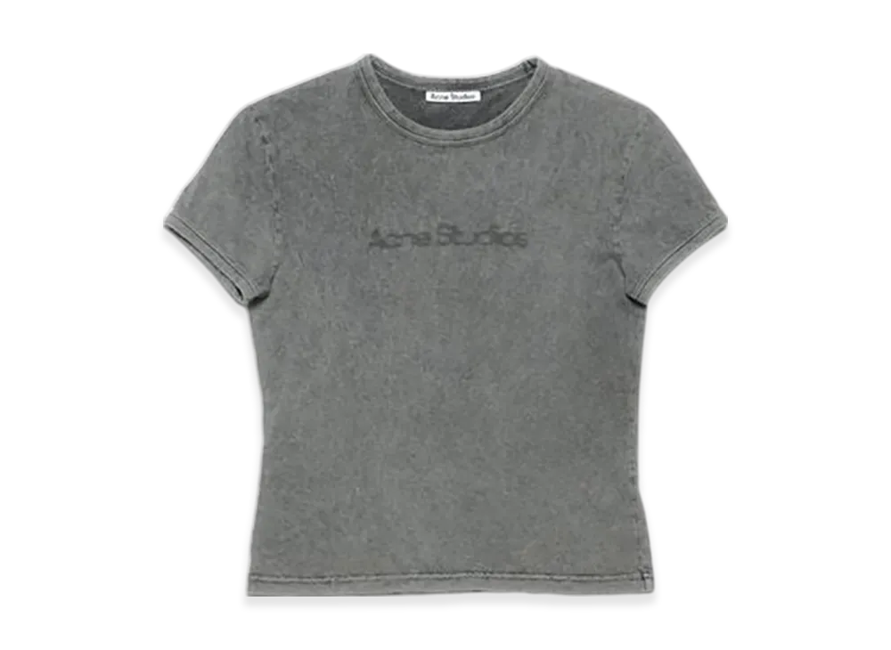 Acne Studios Blurred Logo T-Shirt - Fit Unisex Fit "Faded Grey"