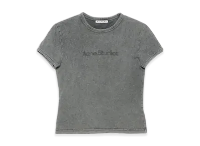 Acne Studios Blurred Logo T-Shirt - Fit Unisex Fit "Faded Grey"