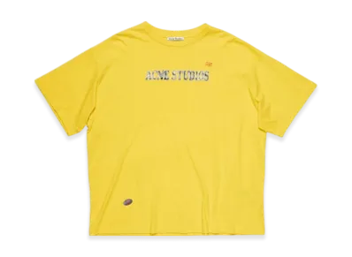Acne Studios Logo T-Shirt "Bright Yellow"
