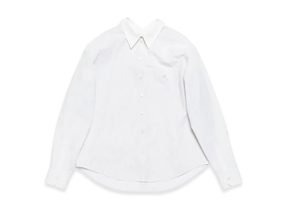 Acne Studios Striped Shirt "Olive Green/White"