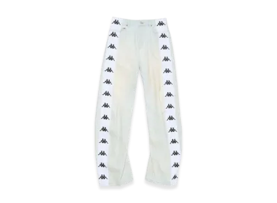 Acne Studios Loose Fit Jeans - 2006M Acne Studios X Kappa "Light Blue/White"