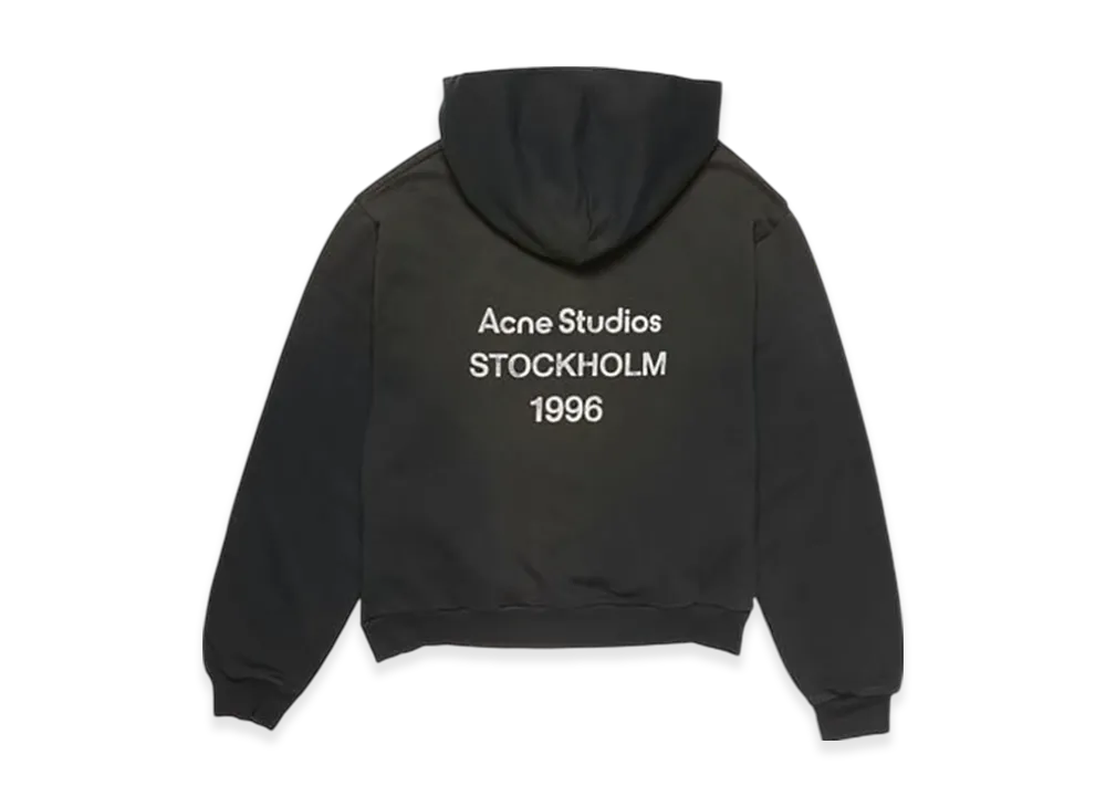 Acne Studios Logo Hooded Sweater "Black"
