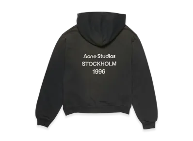 Acne Studios Logo Hooded Sweater "Black"