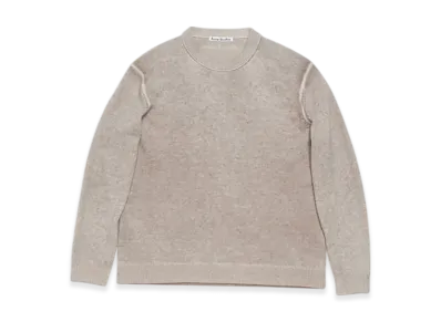 Acne Studios Printed Crew Neck Sweater "Beige"