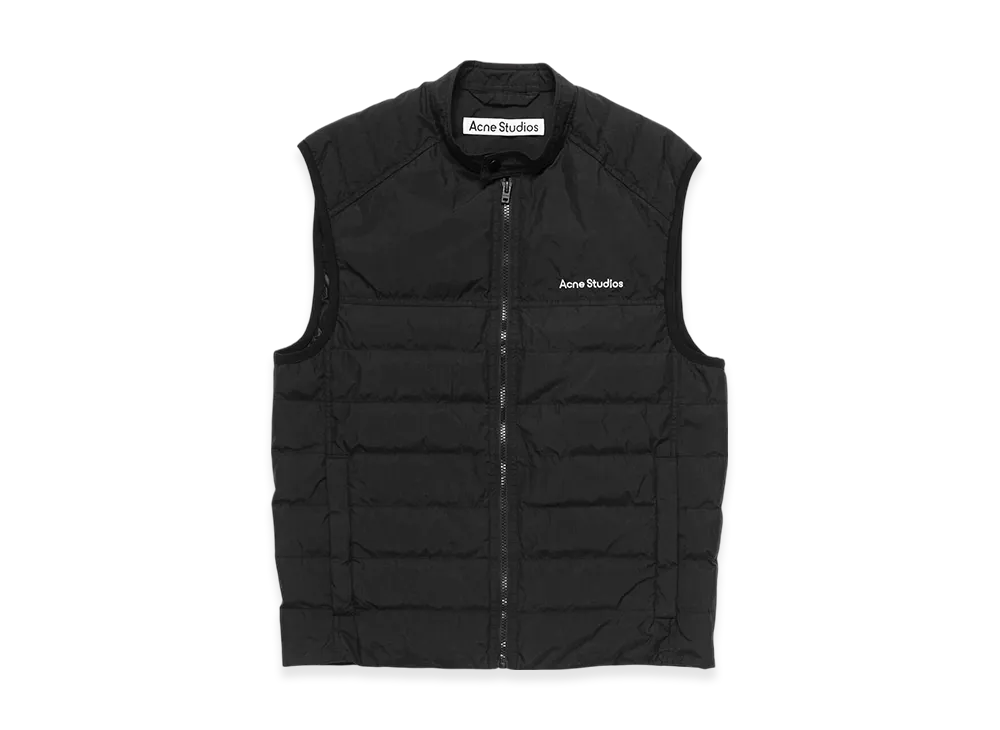 Acne Studios アクネストゥディオズ Heat Reactive Gilet Jacket フェイスパッチ パデッドベスト FA-UX-OUTW000101 L PURPLE 定価59,400円 中綿 アウター【新古品】【中古】【Acne Studios】 Acne Studios - Heat-reactive padded jacket Acne Studios