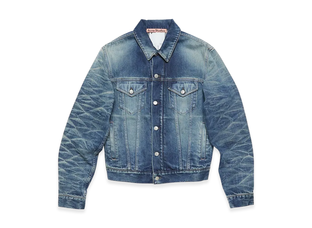 Acne Studios Denim Jacket - Regular Fit "Mid Blue"