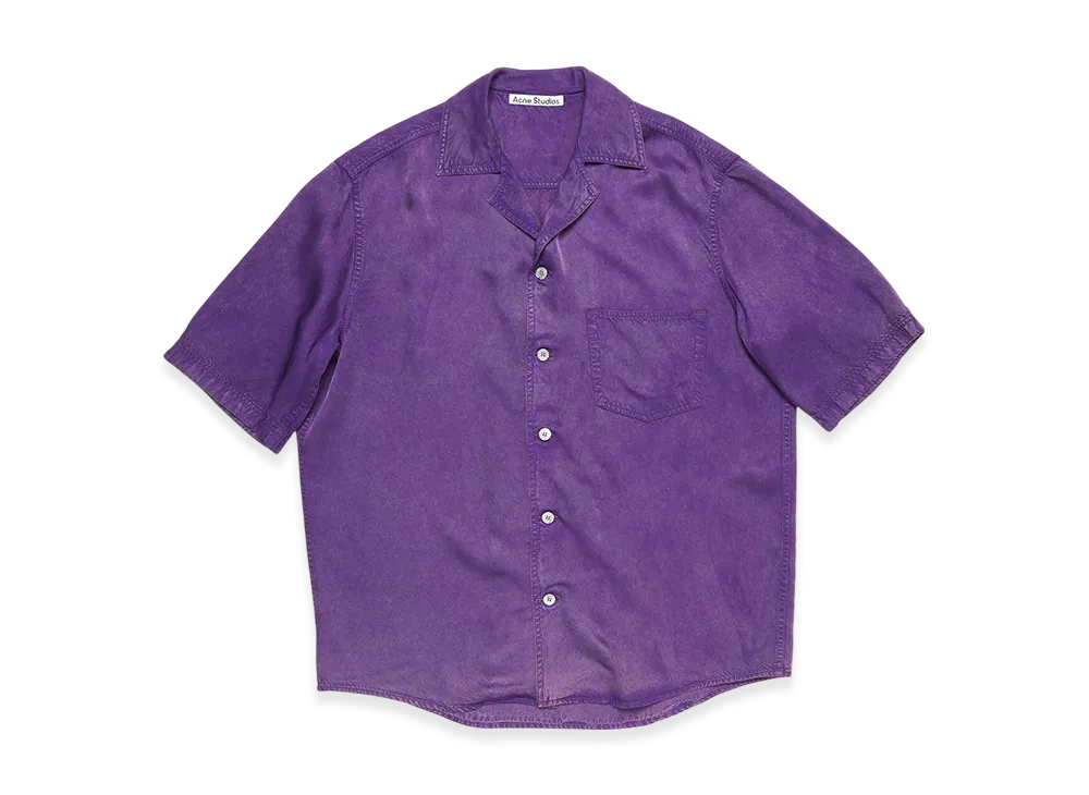 Acne Studios Button-Up Shirt "Dark Purple"