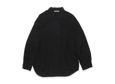 Acne Studios Button-Up Shirt With Monogram "Black"
